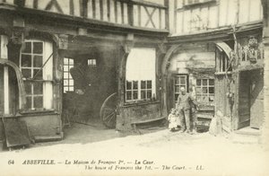 フランシス1世の家、アベビル（モノクロ写真 作： French Photographer