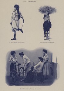 Petites Parisiennes（パリで働く若い女性たち）」のイラスト（モノクロ写真 作： French Photographer