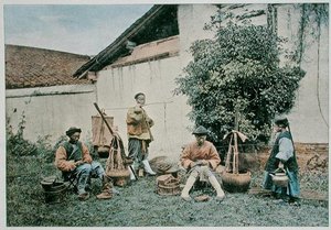 中国の旅人の靴職人 作： French Photographer