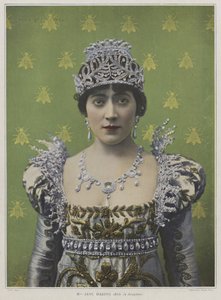 Plus que ReineのJosephineとしてのJane Hading（カラー写真） 作： French Photographer
