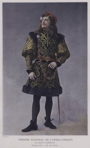 La Reine FiammetteのGiorgio dAstとしてのJean Perier（カラー写真）