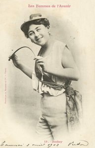ジョッキー、未来の女 作： French Photographer