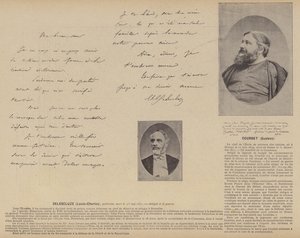 パリ・コミューン、ルイ・シャルル・ドリスクルーズ、ギュスターヴ・クールベ（モノクロ写真 作： French Photographer