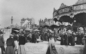 玉座の博覧会、ナシオン広場、パリ、1900年頃 作： French Photographer