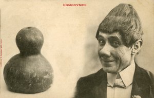 ひょうたん」（モノクロ写真 作： フランスの写真家