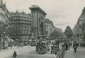 ラポルトエルブルバールサンドニ、サンドニゲートと大通り（グラビア） 作： French Photographer