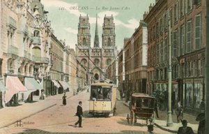 オルレアンのラルージャンヌダルク。 1913年に送られたはがき。 作： French Photographer