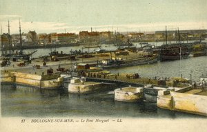 ブーローニュ＝シュル＝メールのマルゲ橋（カラー写真 作： French Photographer
