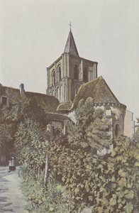 レンクロワトル、教会、アプセ、鐘楼 作： French Photographer