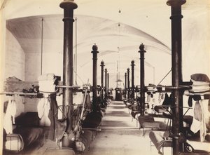 1860年代、フランス、アヴィニョン、パテ宮、レ・サール・デ・ガール（写真） 作： フランスの写真家