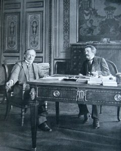 ロイドジョージとアリスティドブリアン、1916年 作： French Photographer