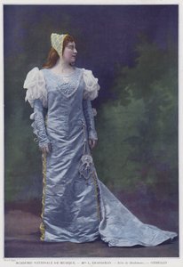 オセロのDesdemonaとしてのLouise Grandjean（カラー写真）
