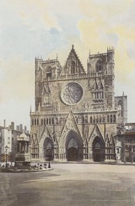 リヨン、Cathedrale St-Jean、ファサードO 作： French Photographer