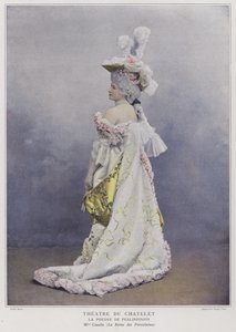 PerlinpinpinによるLa PoudreのLa Reine des PorcelainesとしてのMademoiselle Cazalis（カラー写真）