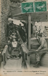マジックシティ、パリ、1913年7月19日に送信されたポストカード 作： French Photographer