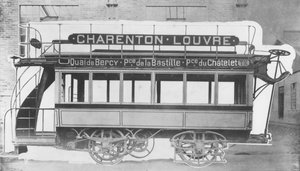 NJラファーズ電気路面電車、1881 作： French Photographer