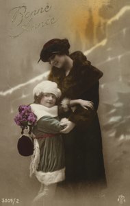 母と娘の年賀状 作： French Photographer