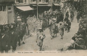 オルレアン、フェットドジャンヌDArc、1913年5月7日。1913年に郵送されたポストカード。 作： French Photographer