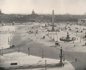 パリ。南側からコンコルド広場を望む（モノクロ写真 作： French Photographer