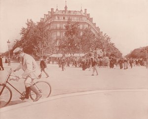 パリ偉大なプリマドンナ、アルボーニの葬儀（モノクロ写真 作： French Photographer