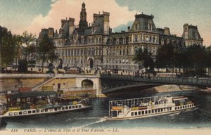 パリ、LHotel De Ville、Le Pont DArcole 作： French Photographer