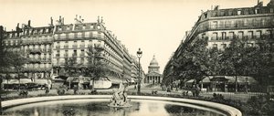パリ、ルパンテオン、ルースフロ、パンテオン、スフロストリート 作： French Photographer
