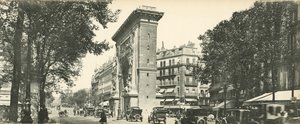 パリ、グランデブールバールの展望、ラポルトサンドニ、大通りの展望、サンドニゲート 作： French Photographer