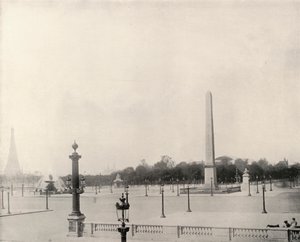 パリ：コンコルド広場（モノクロ写真 作： French Photographer