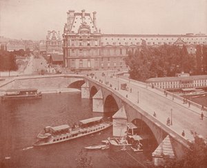 パリポン・ロワイヤルとルーブル美術館（モノクロ写真 作： French Photographer