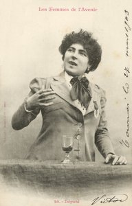 国会議員、未来の女 作： French Photographer