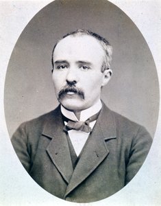 1870年～1880年頃の若き日のGeorges Clémenceau（1841年～1929年）の写真。 作： French Photographer