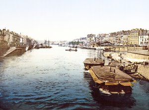 ナント、パブのロワールの遊覧船。 1890〜1900 作： French Photographer