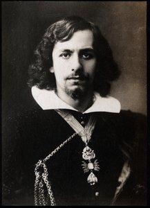 フランスの俳優、アルバートランバートフィルス（1865-1941）の肖像画。 作： French Photographer