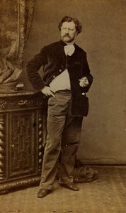 アレクサンドル・ビダの肖像（モノクロ写真 作： French Photographer