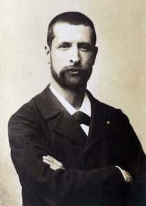 アレクサンドル・イェルシンの肖像（モノクロ写真 作： French Photographer
