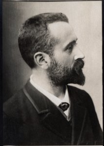 フランスの警察官でバイオメトリクスの研究者であるアルフォンスベルティヨン（1853-1914）の肖像。 作： French Photographer