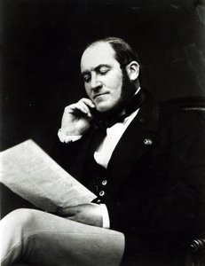 男爵ジョルジュユージーンオスマン（1809-91）の肖像、19世紀 作： French Photographer