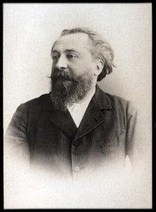 フランスの詩人、カトゥル・メンデス（1841〜1909）の肖像。