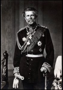 エドウィンフレイヘルフォンマントウフェル（男爵フォンマントウフェル）（1809-1895）、ドイツ陸軍元帥の肖像画。 作： French Photographer