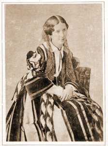 1851年にマドモアゼル・レイチェルと呼ばれたエリザベート・フェリックスの肖像（フランスの悲劇家、1821年～1858年 作： French Photographer