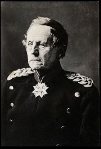 ヘルムートカールベルンハルトフォンモルトケ長老（1800-1891）、ドイツ陸軍元帥の肖像画。