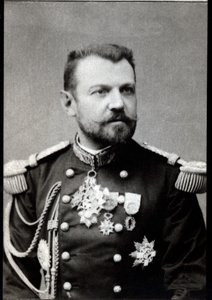 フランスの将軍、アンリジョセフブルジェール（1841-1918）の肖像。 作： French Photographer