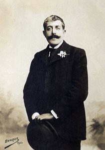 フランスの作家、ジャン・ロラン（1855-1906）の肖像。 作： French Photographer