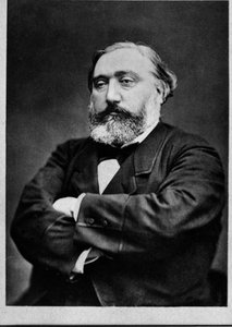 レオンガンベッタ（1838-1882）、フランスの政治家の肖像画。 作： French Photographer