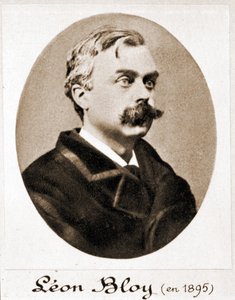 フランスの作家、レオン・ブロイ（1846 - 1917）の肖像。1895 作： French Photographer