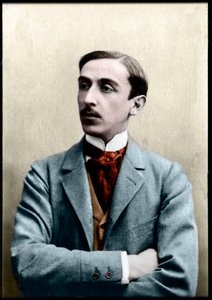 モーリスバレス（1862-1923）、フランスの小説家、ジャーナリスト、社会主義政治家の肖像画。 作： French Photographer