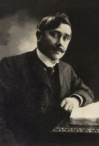 モーリス・メーテルリンク（1862-1949）の肖像（劇作家、エッセイスト、フランス語圏のベルギー人詩人）。 作： French Photographer