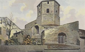 Rieux-Minervois、円形教会 作： French Photographer