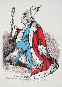 ロベール・マケール：王室のコートを着てみる。『Histoire de la Troisieme Republique, Vol.1, l