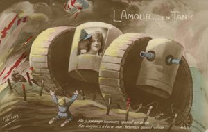 戦車の中のロマンス (カラー写真) 作： French Photographer